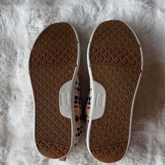 Toms Multicolor Patterned Sneakers Size 7 - Picture 7 of 8